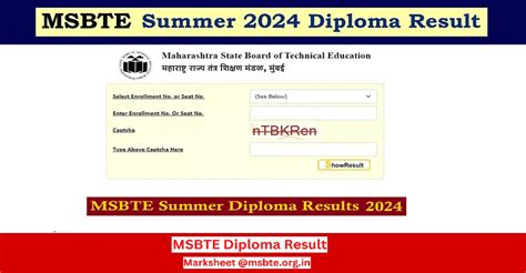 msbte org result